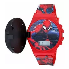 Marvel Reloj De Cuarzo De Plastico Color Rojo Modelo Spd4483