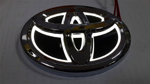 Emblema Parrilla Iluminado Para Vehculos 5d Toyota Emblem Foto 7