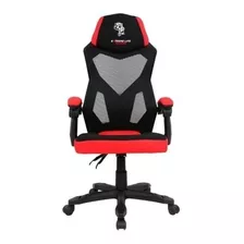 Cadeira De Escritório Gamer Gear Ch18rd ELG Cor Preto/vermelho Material Do Estofamento Náilon