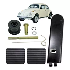 Kit Pedaleira Fusca/brasília Apartir 76 Pedal Ferro + Capas