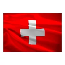 Bandera Suiza 1.50x90cm Exterior Grande
