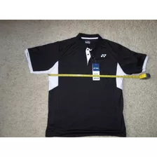 Camisa Polo Yonex Talla Large Color Negro