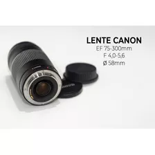 Lente Canon Ef 75-300mm F/4-5.6iii