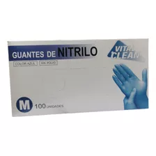 Guantes De Nitrilo Azul Dedos Texturizados (caja De 100 Uds)