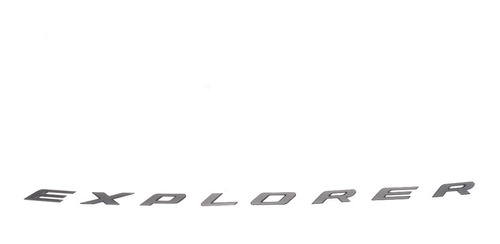 Letras Gris Oscuro Emblema Para Capot Ford Explorer  Foto 4