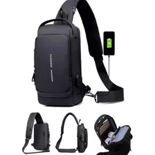 Bolso Cruzado Bandolera Antirrobo Impecable Con Usb 