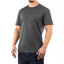 Camiseta Básica Casual Mescla Grafite Dogtag Invictus