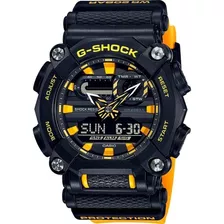 Relógio Casio G-shock Masculino Heavy Duty Ga-900a-1a9dr Cor Da Correia Amarelo