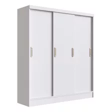 Guarda-roupa Solteiro 3 Portas 2 Gavetas Branco 2029 -