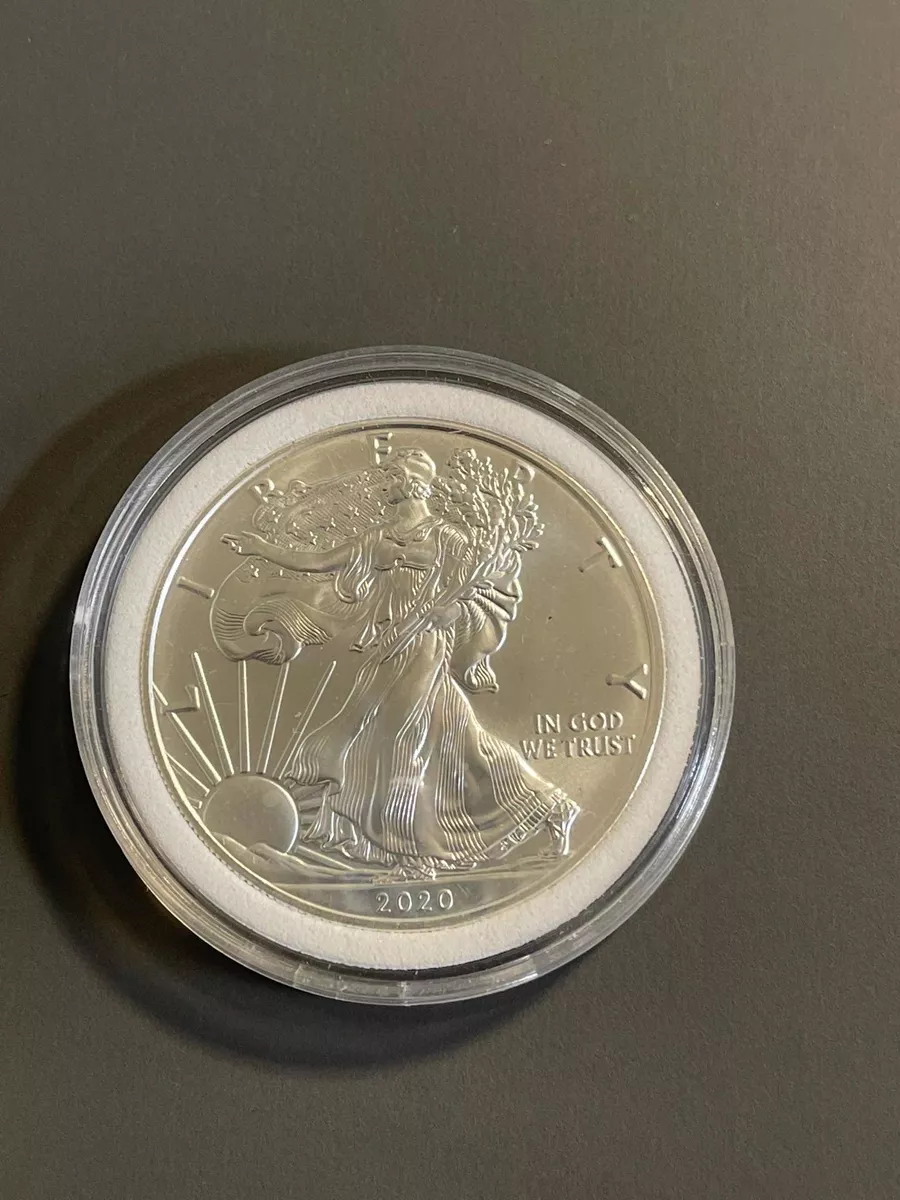 Moneda De Plata 1 Oz American Silver Eagle 2020