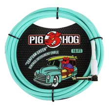 Pig Hog 10 'pies Vintage Series Mar Verde Cable De Instrumen