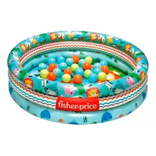 Fisher Price Piscina Inflavel C/ 25bolinhas F0053-7 Fun Cor Colorido