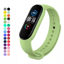 Pulseira Silicone Colorida Compatível Com Xiaomi Mi Band 5/6