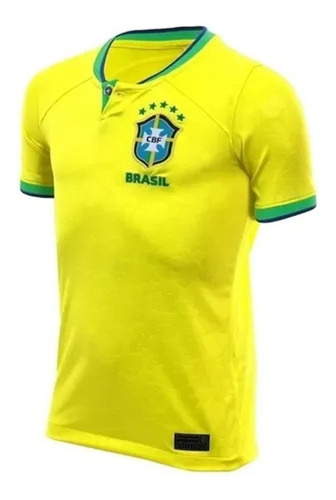 Camisa Copa Do Mundo Do Brasil Oficial Lançamento 22/23