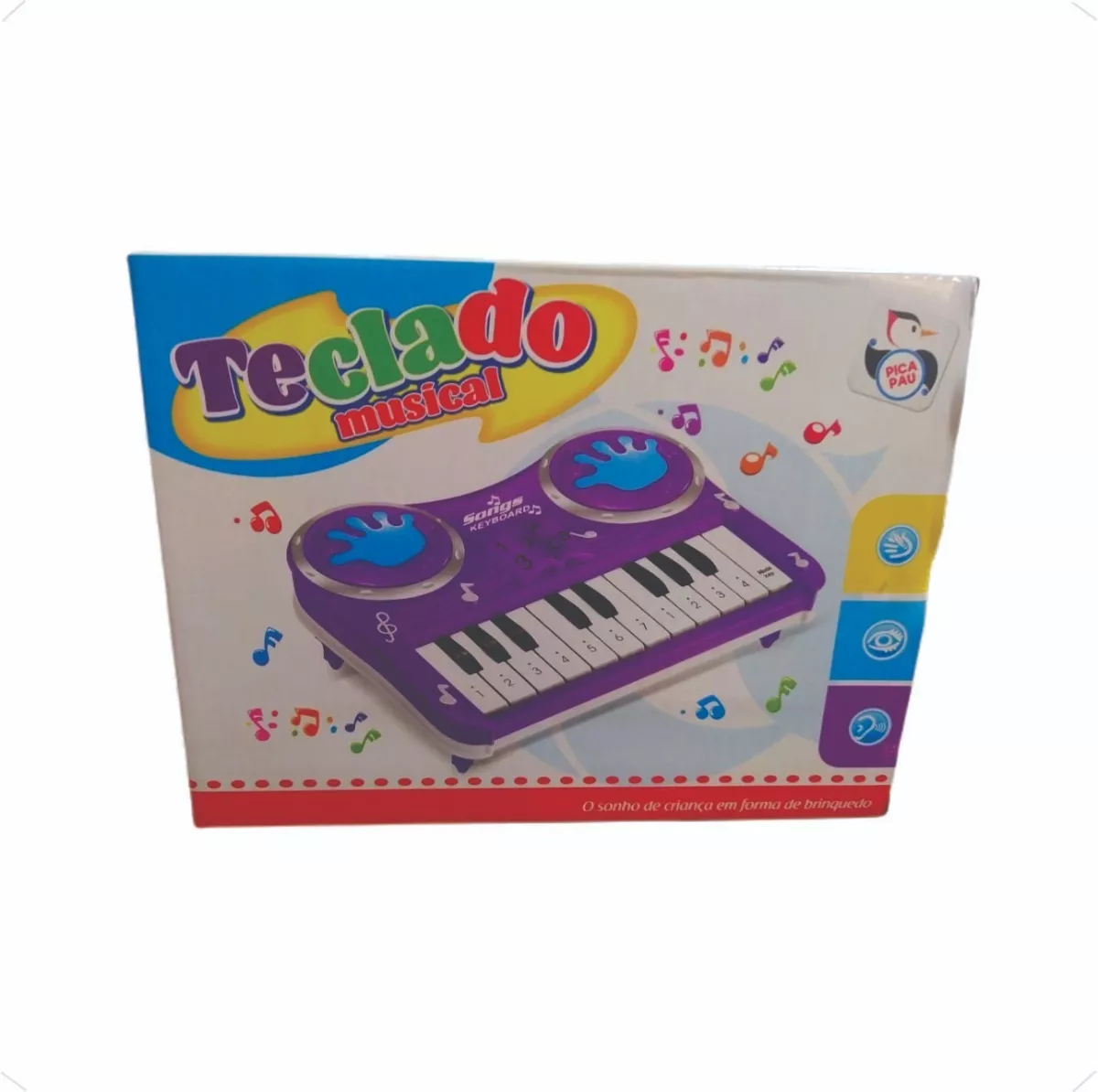 Pianinho Musical Infantil Bebe Brinquedo Mercado Livre C/nf