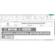 Formato Excel Autoevaluación Resolución 3100 (actualizada)