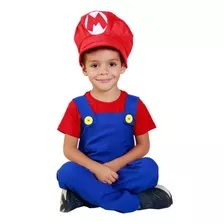 Fantasia Mario Bros Luig Completa Infantil E Juvenil Premium