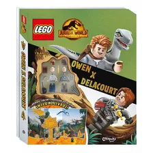 Livro Lego Jurassic World Owen X Delacourt