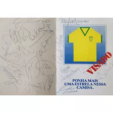 Autógrafos Seleção Brasileira Futebol Copa Mundo Fifa 1986