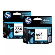 Cartuchos Originales Hp 664 - Negro Y Tricolor