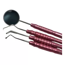 Kit Clínico Odontológico Rosa - Com 4 Peças - Ice