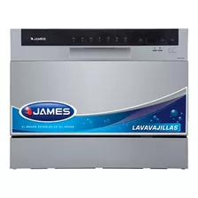 Lavavajilla Compacto James Lcvm 6cd Inox 6 Cubiertos Fama