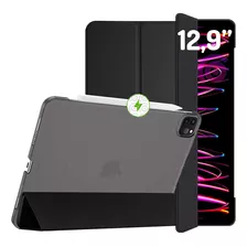 Funda Smart Para iPad Pro 12,9 M2 6ta 2022 Y M1 5ta Sin Slot