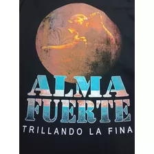 Buzo-capucha-negro-alma Fuerte-trillando La Fina