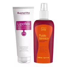 Kit Fluido Térmico Spray E Lipoflex Redutor Gordura Celulite