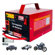 Carregador De Bateria 12 V 10 Ah Automático C/ Reativador