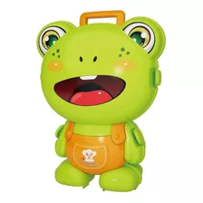 Maleta Infantil Formato De Bichinho Sapo Mini Chef Dican