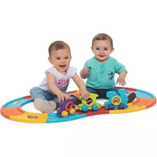 Babytrain Express Com 12 Trilhos - Cores Sortidas -mercotoys