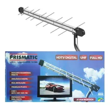 Antena Externa Para Tv Digital Hdtv 16 Elementos 14 Dbi Prismatic Log 8