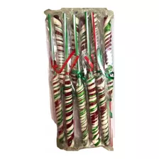 Paleta Tornillo Navideño Tricolor Con 10 Piezas