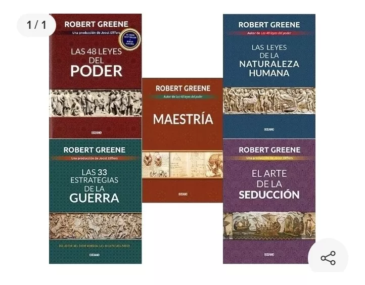 48 Leyes Del Poder. Colección 5 Libros - Robert Greene