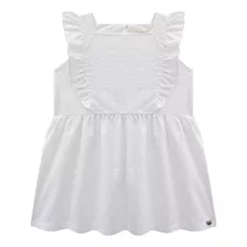 Infanti Vestido Bebe Laise Lisboa Bordado Branco