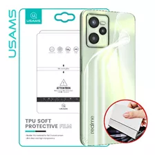 Película Hydrogel Traseira Verso Usams P/ Linha Realme 