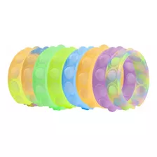 Pulsera Con Juguete Antiestrés Pop-it Para Niños, 8 Piezas