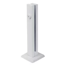 Combo 14 Coluna Torre Branca Guarda Corpo Inox 30cm - 1 Furo