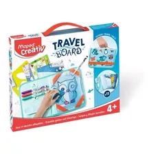 Juego Maped Creativ Tablero De Viaje Traslucido Dibuja- Crea