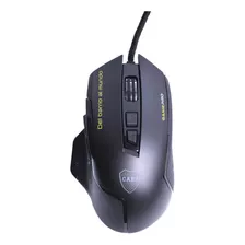 Mouse Gamer Boca Game Pro Rgb 6200dpi Usb 7 Botones Color Negro