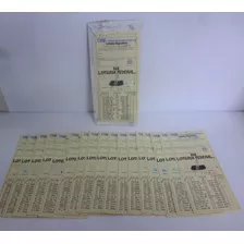 Lote Com 19 Volantes De Loteria Esportiva Teste 151 1973