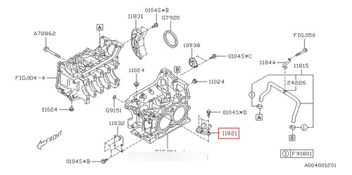 Conector Manguera Pcv Subaru Legacy 2.5l 2013 Foto 5