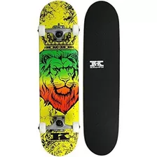 Krown Skull Fade Rookie Skateboard Completo, 7.5 X 31