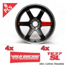 Kit Adesivos Roda Te37 (jdm)