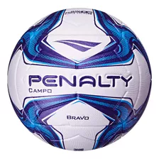 Bola Para Futebol De Campo Bravo Xxiv Branco E Azul Penalty