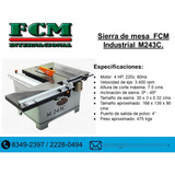 Sierra De Mesa  12 Fcm Industrial M243c.