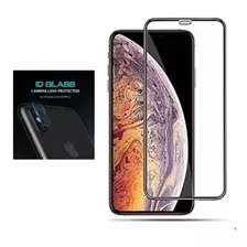 Película 3d Vidro + Pel Camera Para iPhone XS Max 