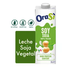 Leche Sin Lactosa 1 Litro, Vegetal De Soya Orasí, Sin Gluten