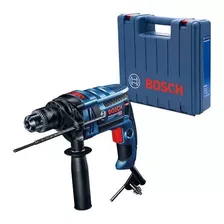 Taladro Percutor Atornillador Eléctrico De 13mm Bosch Gsb 16 Re 750w + Accesorio Con Maletín De Transporte